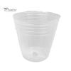 Пластиковый 10 шт./компл., прочный прозрачный стакан для выращивания растений, практичное дренажное отверстие, горшок для выращивания растений