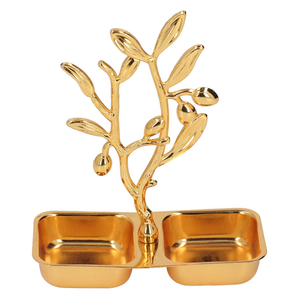 Gold Serving Tray Nordic Style Stainless Steel Snack Tray Candies Plate for Desks Parties Wedding