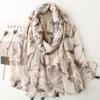 Luxury Cotton Linen Feeling Women Viscose Scarf Summer Beach Shawl Designer Tassel Pashmina Muslim Hijab Wrap Lady