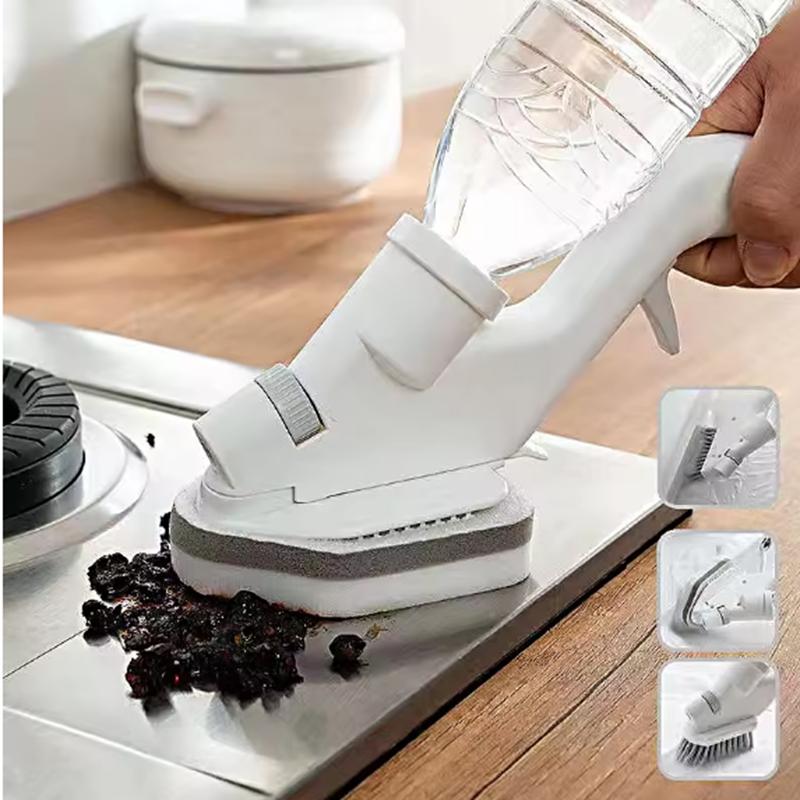 Kitchen Bathroom Replacement Spare Parts Water Spray Brush Scrubber Brushes Set Window Cleaning Tools Gap Cleaning Brush
