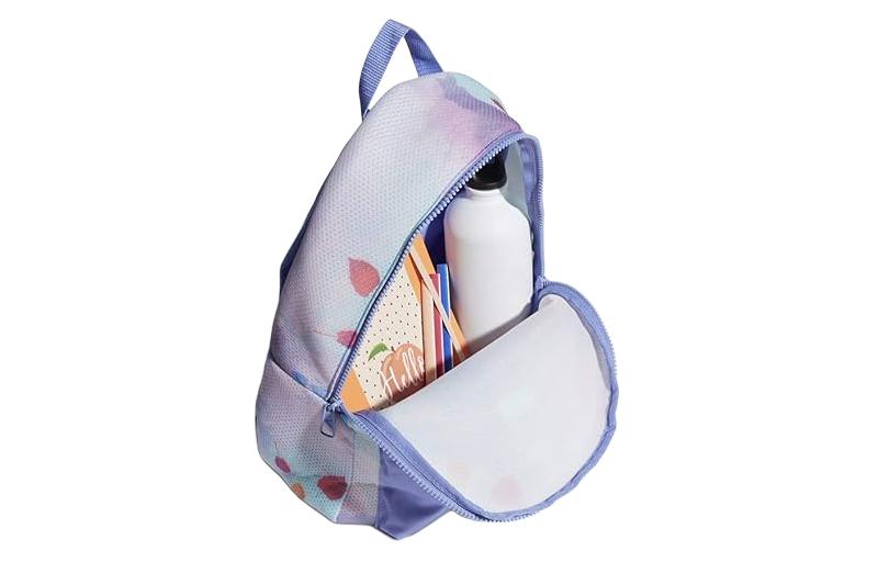 Adidas Disney Frozen, Collaboration Polyester Backpack Women's Green & Purple & Pink & White GN8156