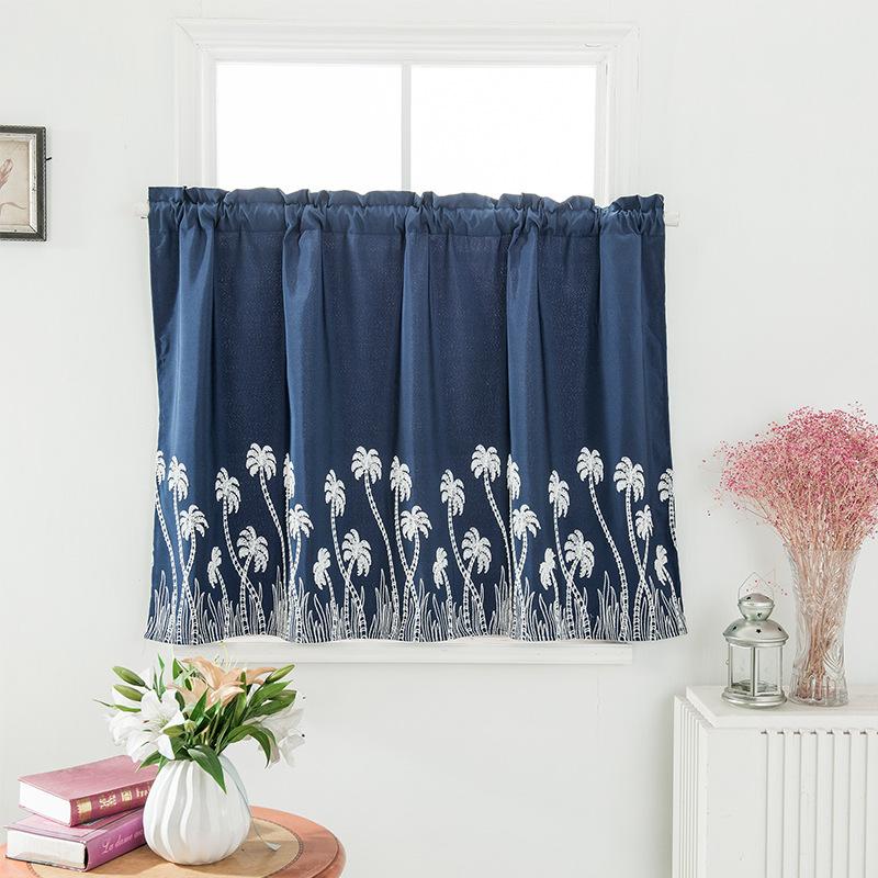 Вышитые шторы Кухонные шторы Дверные шторы На кулисках Маленькие шторы Шторы в американском пасторальном стиле Готовые изделия