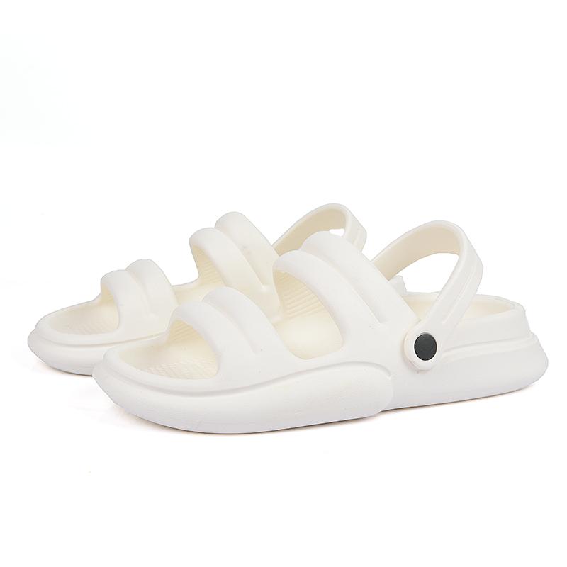 Модные зеленые крутые мужские тапочки летние женские сандалии пара домашние тапочки нескользящие дышащие обувь на толстой подошве для улицы с мягкой подошвой сандалии