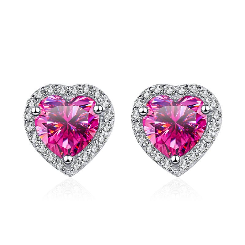 Bague Ringen Серьги с муассанитом цвета D, 0,5 или 1 или 2 карата, стерлингового серебра 925 пробы, Pt950, серьги с платиновым покрытием для женщин, ювелирные изделия