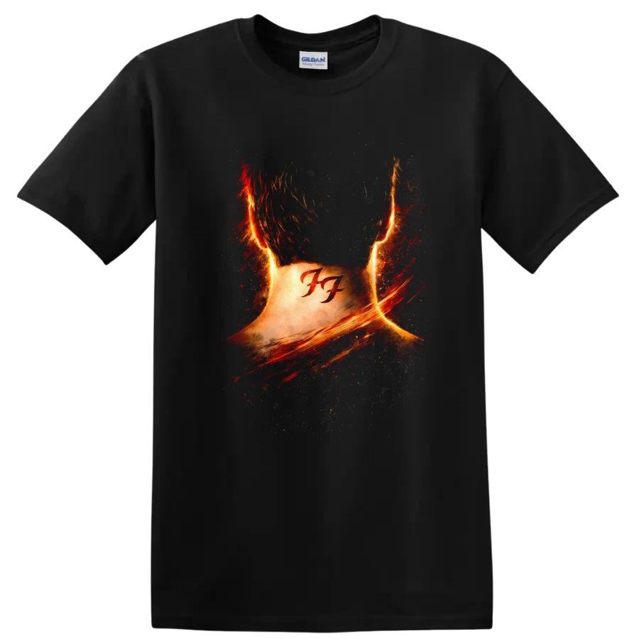 Vintage Classic Rock Flame T Shirt Retro Graphic Tee Fire Art Design