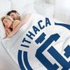 Пледы Ithaca College bombers Для декоративного дивана на зиму Фланелевые Свободные одеяла