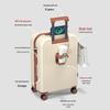 2025 New Cabin Size Luggage: Trolley Case with Combo Lock for Women, Men, and Kids