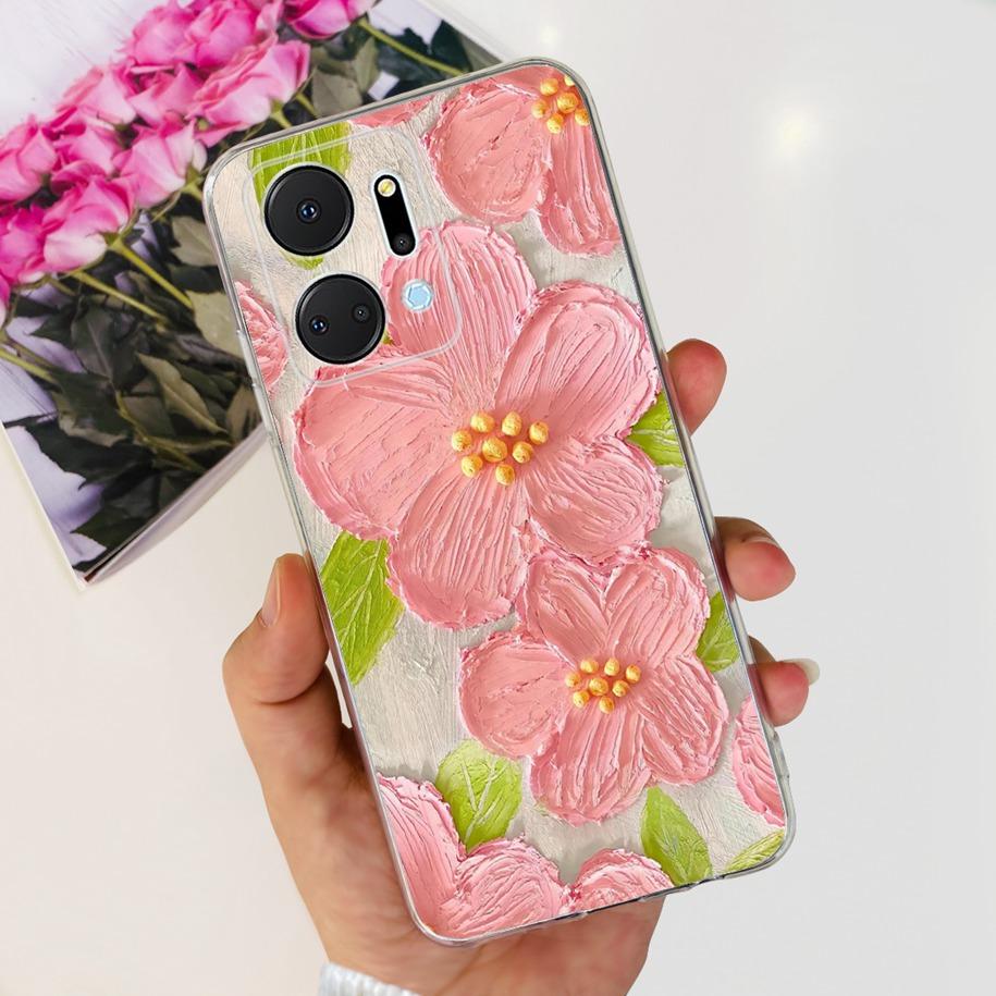 Чехол для Huawei Honor X7A Чехол для Honor X7A 2023 Силиконовый Мягкий ТПУ Чехол для телефона Для HonorX7A 4G RKY-LX2 RKY-LX3 Fundas 6,75 дюйма