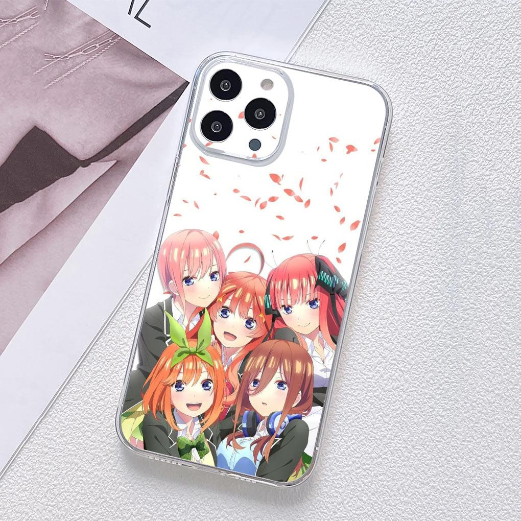 Nakano Ichika Miku Itsuki Nino Yotsuba Cover for Motorola Moto G13 G14 G53 G54 G62 G72 G82 G84 E13 E20 G42 G32 G23 G22 Case