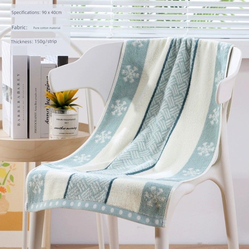 For Home Bath Absorbent Long Sports 100% Cotton Towel