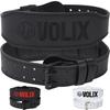 VOLIX Training Belt Microfiber Leather Fabric for a Comfortable Lifting Power Strength Training Size [Soft Fit] Belt, Belt, (Black, M)