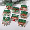 Европейский и американский набор глиняных браслетов с рождественской елкой: Модный костюм из 3 предметов с дизайнами оленей и снежинок