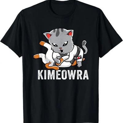 Бразильское джиу-джитсу кот КАВАИ КИМУРА- подарки BJJ и MMA Футболка