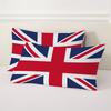 Комплект пододеяльника с национальным флагом, 3D-печать, креативные красочные комплекты постельного белья с флагом Великобритании для подростков и взрослых, полиэстер, мягкие комплекты пододеяльников