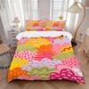 3pcs Colorful Patterns Bedding Set, Ideal for Home Use, Suitable for Bedroom Decor (1*Duvet Cover + 1/2*Pillowcases, No Core) Yy250821169