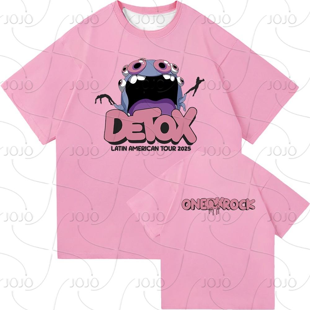 One Ok Rock DETOX Tour 2025 TShirt Fashion Men/women Clothing Vintage Harajuku Quick Drying Clothes Punk T-Shirts