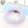 5pcs Braided Cord Phone Wires Hair Hair Accessories Women Rubber Bands Girl Rubber Donut Ponytail Haircut Gum(Random Color)