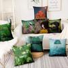 Лесной Арт Живопись Наволочка Автомобильные Украшения Офис Гостиная Дом Наволочка