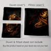 Fierce tiger illustration. Bedding Duvet cover sets Duvet covers Pillowcases gifts (1 * Duvet Cover 2 * Pillowcases, without duvet insert)
