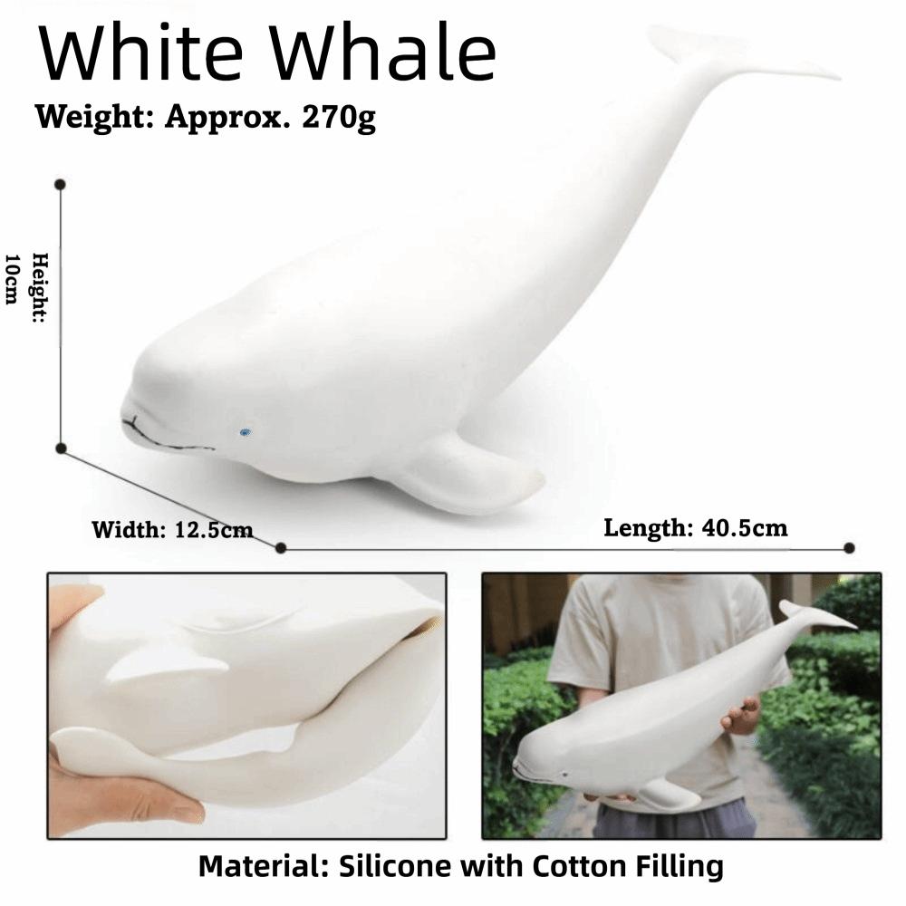 Large Size Ocean Animals Action Figures Great White Shark Model Ocean Animal Simulation