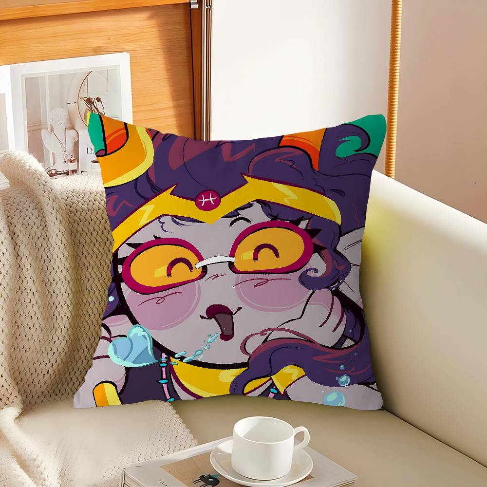 H-homestuck Мультяшная Офисная Подушка Наволочка Автомобильная Подушка Чехол 45X45СМ Поясничная Наволочка Диванная Наволочка