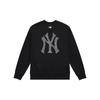 New MLB MONOGRAM Collection New York Yankees FW24 Sweatshirt Unisex Black 3AMTM0946-50BKS