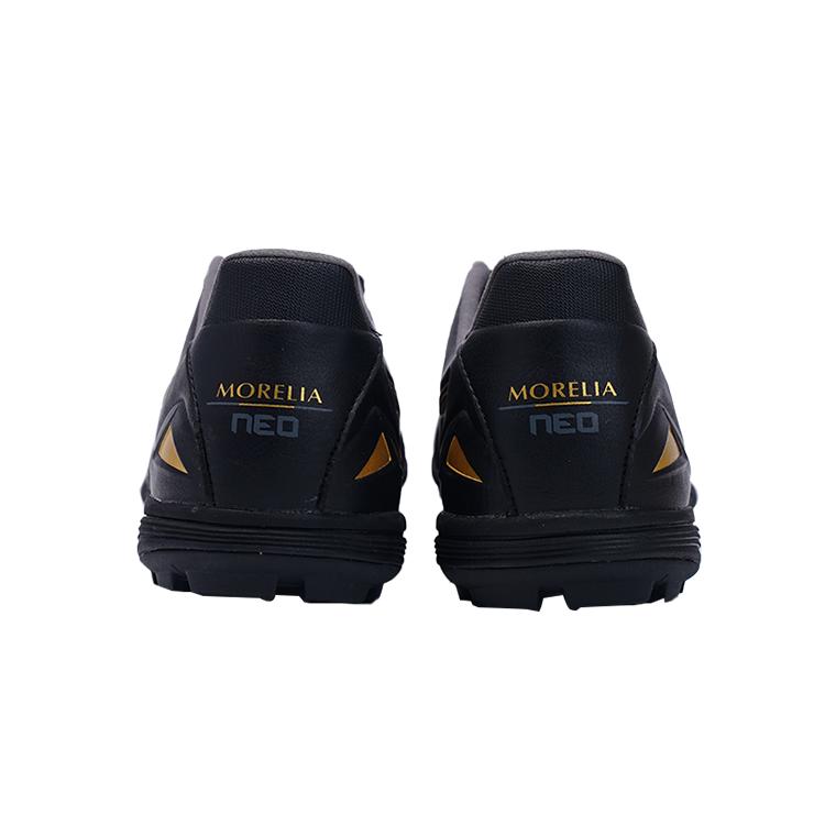 Mizuno Morelia Neo 4 Pro Удобные шнурованные мужские футбольные бутсы для газона Черные P1GD233450