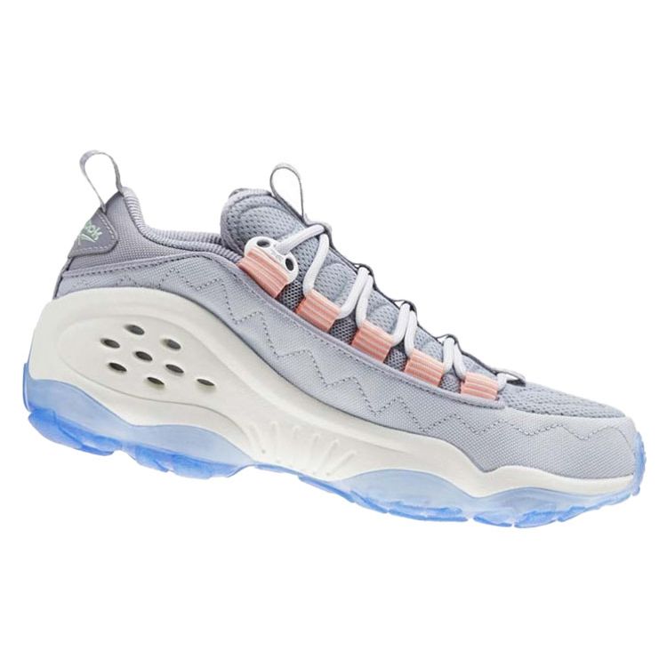 Reebok Dmx Run 10 Модные спортивные кроссовки с низким верхом Женские кроссовки Серо-синие CN5386