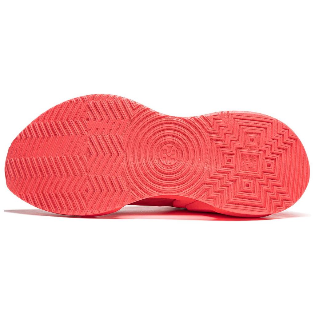 Li Ning Shadow 3 Essential Тканевая Амортизация Поддержка Отскок Низкий Профиль Повседневные Беговые Кроссовки Мужские Красные ARRU007-3