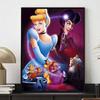 DIY Diamond Painting The Princess and The Vicious Queen Cross Stitch Kit Mosaic Art Diamond Painting Full Circle Diamond Home Decoration