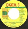 7-дюймовая пластинка LEROY SMART  Love Is Getting Stronger NONE DigitalB 1993 Ямайка Регги Ска Даб Б/у
