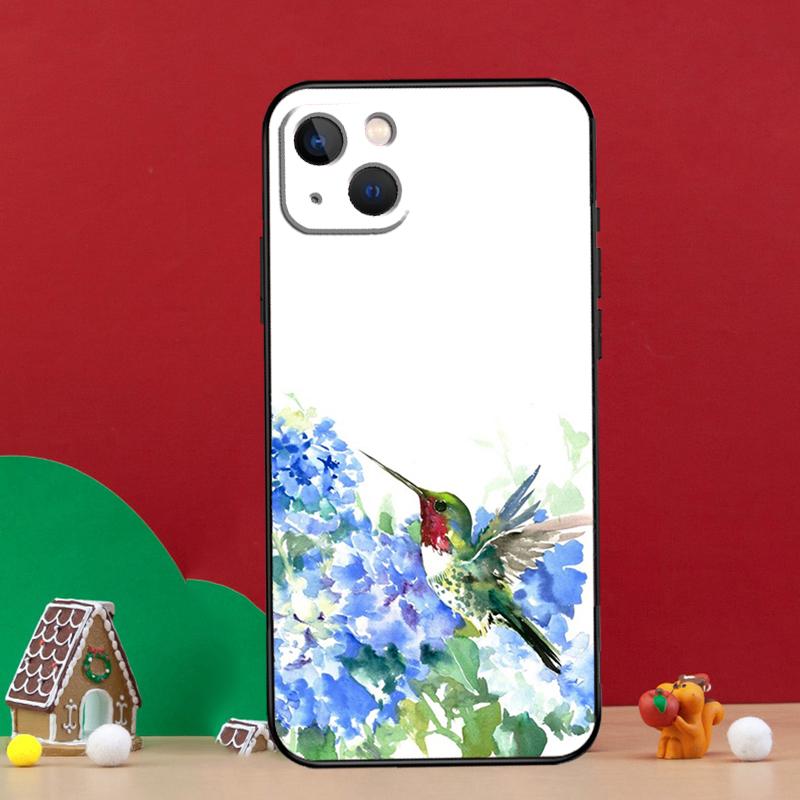 Чехол Колибри для iPhone 15 12 14 Pro Max 11 13 Mini Plus XR X XS Max Задняя крышка телефона