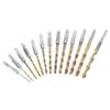 13pcs Titanium Coated Drill Bit Set High Speed Steel Titanium Coated Drill Bits  Wood Drilling