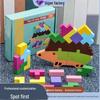 Wooden Hedgehog Stacking & Color Recognition Toy for Kids