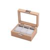 3/6grids Watch Storage Case Window Display Wooden Watch Box Watch Storage Box  Jewelry Display Box