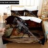 Игровой комплект постельного белья AK 47 Односпальный Полуторный Двуспальный Евро Евро-макси Размер PUBG Комплект постельного белья с пулями Для взрослых Мальчиков Спальня Пододеяльники Комплекты 3D Печать 025