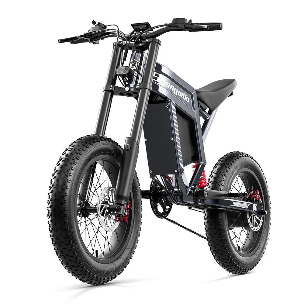 Shengmilo S900 Вездеход Электровелосипед с Мотором 1500 Вт Аккумулятор 60V30Ah 20-дюймовые Широкие Шины Высокопроизводительный Электро Горный Велосипед