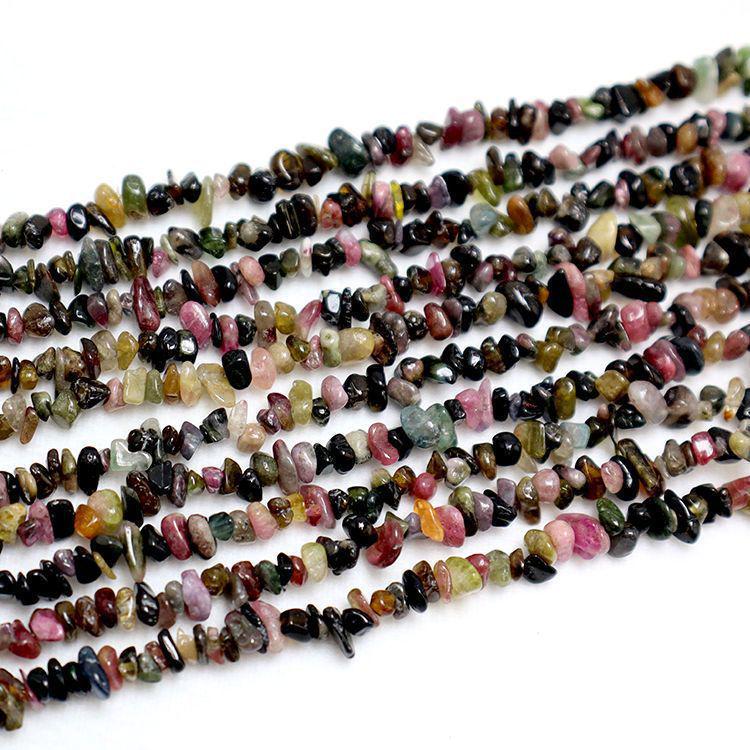 Ожерелье из натурального аметиста, 80 см - Полированные, Неправильные полоски для изготовления украшений и браслетов своими руками