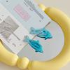 4 шт. Милая заколка для волос с изображением дельфина из мультфильма для женщин и девочек, универсальная заколка для волос с челкой, модная боковая заколка, аксессуары для волос, подарки