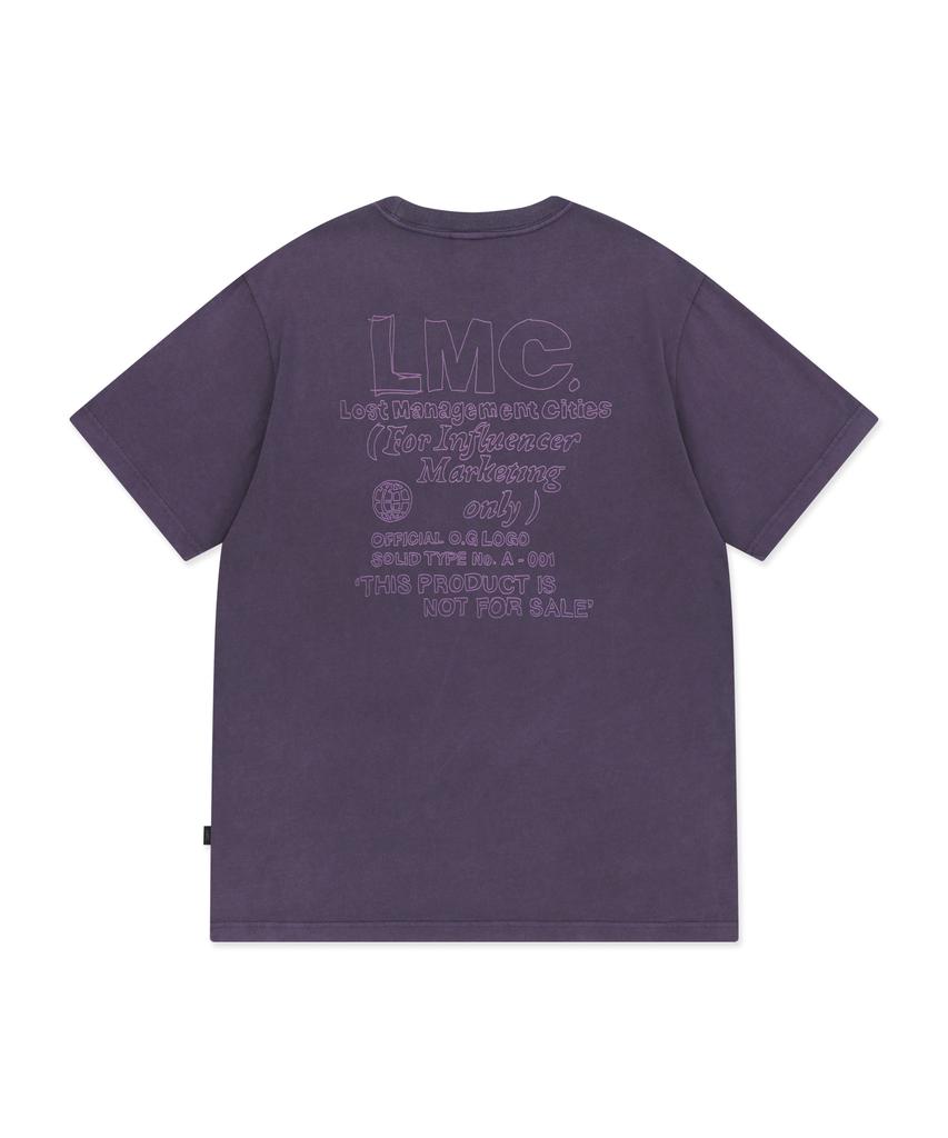 LMC Fn Футболка с рисунком фиолетовая