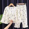 Spring And Autumn Girls Pajamas Children'S Long Sleeve Girls Cartoon Comfortable Casual Home Clothes Baby Girl Pajamas Set