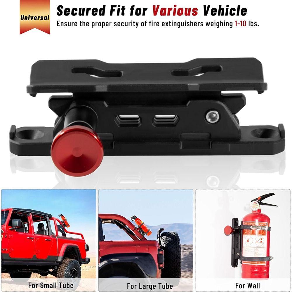 Adjustable Mounting Fire Extinguisher Mount Fire Extinguisher Bracket  for Car Motorcycle