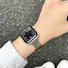 Vintage star double-stud denim thin watch band for Apple Watch Series 12 11 10 SE1 2 3/Ultra4 3 2 1 38-49mm