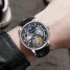 Мужские часы модные водонепроницаемые автоматические механические наручные часы роскошные турбийон деловые часы мужские Relogios