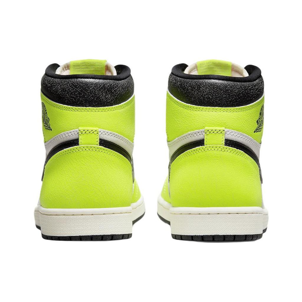 Кроссовки унисекс Air Jordan 1 Retro High OG Visionaire Green Volt Black 555088-702