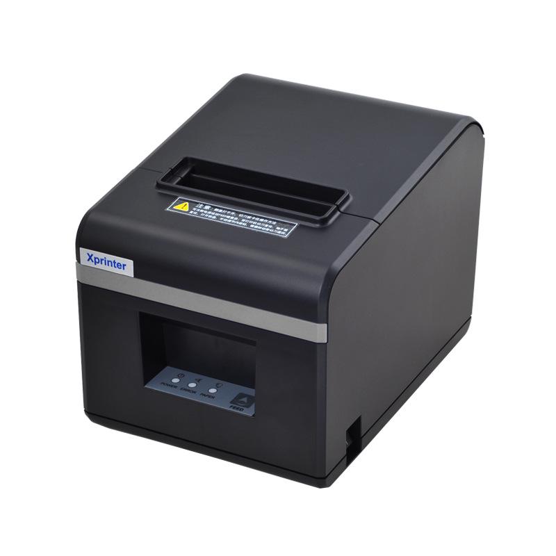 Термопринтер для чеков Xinye XP-n160ii Bluetooth: Компактный, с автоматической резкой бумаги, мобильное использование для еды на вынос.