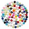 Изготовление ювелирных изделий, ожерелье, браслет, серьги, 6/8 мм, аксессуары, жемчужные распорки, свободные бусины, акриловые круглые, 50/100 шт., поставки своими руками