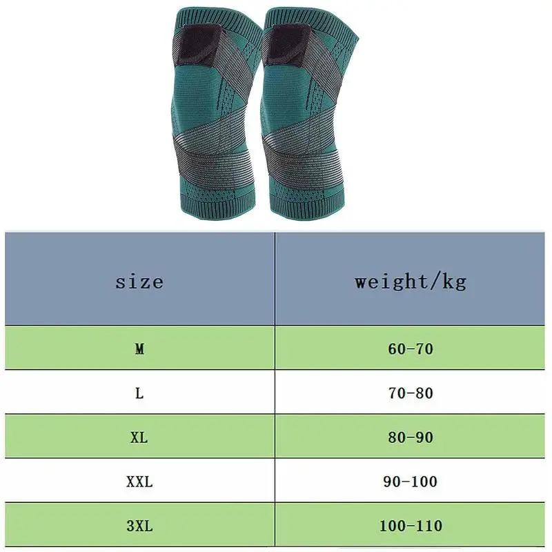 1PC Compression Knee Brace Athletic Knee Pad Anti-Slip Strap Nylon Breathable Basketball Running Tennis Knee Brace Support