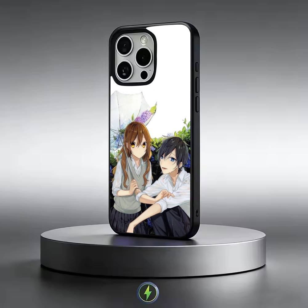 Чехол для телефона Аниме H-Horimiya-a для iPhone17,16,15,14,13,12,11 Plus,Pro Магнитный с поддержкой беспроводной зарядки Magsafe