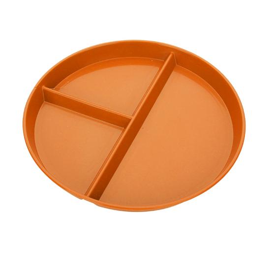 Home Breakfast Tableware Children Three Compartment Divided Meal Plate Weight Loss Ration Unbreakable Dish Plate